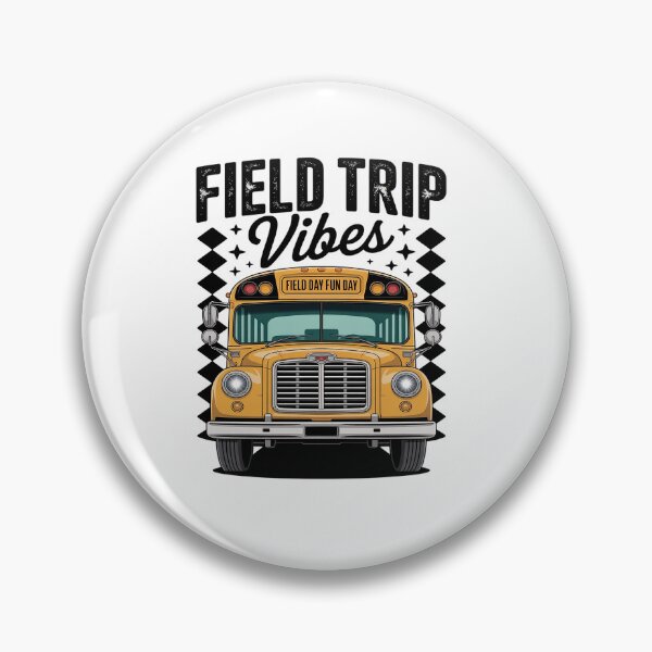 Item preview, Field Trip Vibes Field Day School Bus Yellow Teacher Student designed and sold by KonopikaaArt.