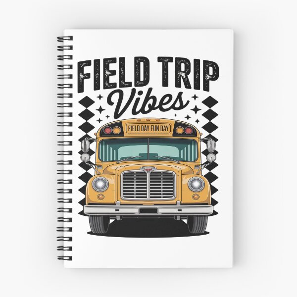 Item preview, Field Trip Vibes Field Day School Bus Yellow Teacher Student designed and sold by KonopikaaArt.