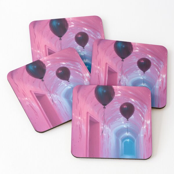Item preview, Pink tunnel with balloons and door designed and sold by Mianku | Für das Leben.