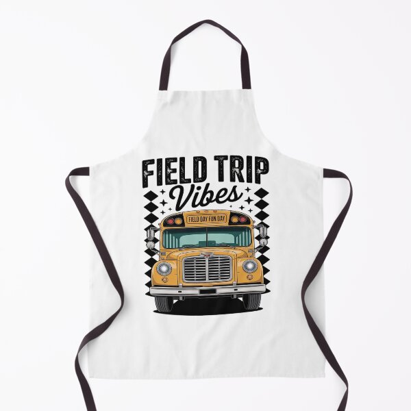 Item preview, Field Trip Vibes Field Day School Bus Yellow Teacher Student designed and sold by KonopikaaArt.