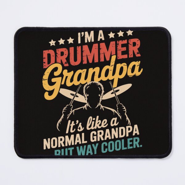 Item preview, Drummer Grandpa It's Like A Regular Grandpa Only Cooler designed and sold by silladive.