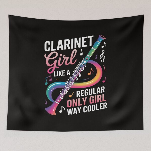 Item preview, Clarinetist Marching Band Clarinet Player Girl Gift Clarinet designed and sold by silladive.
