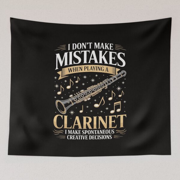 Item preview, Don't Make Mistakes Playing a Clarinet Creative Decisions designed and sold by silladive.