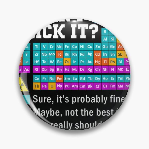 Item preview, Can I Lick It Science Humor Periodic Table Design designed and sold by Capisedo.