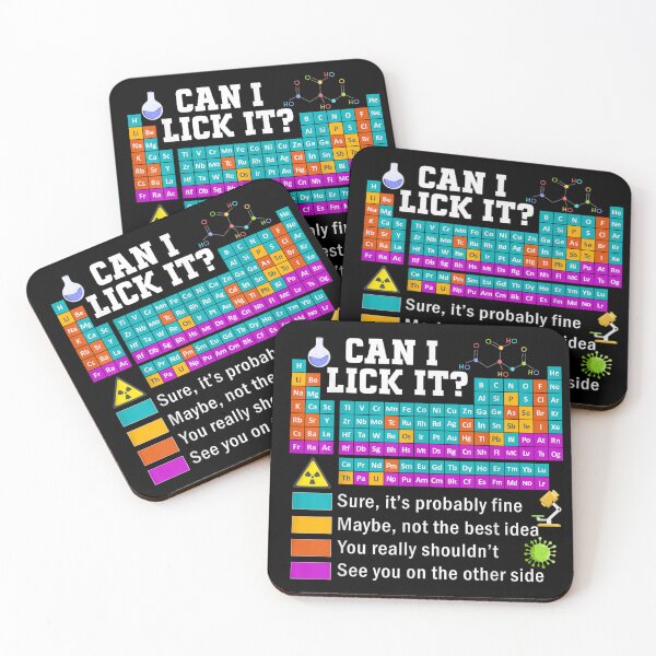 Item preview, Can I Lick It Science Humor Periodic Table Design designed and sold by Capisedo.