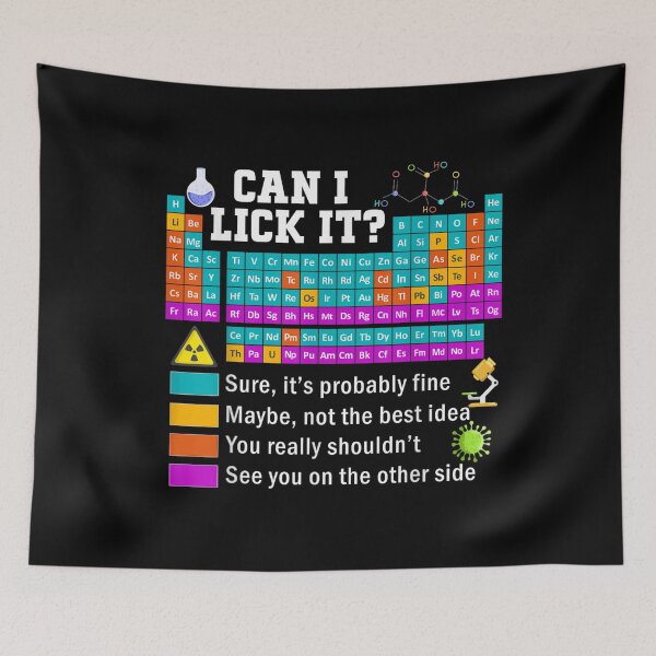 Item preview, Can I Lick It Science Humor Periodic Table Design designed and sold by Capisedo.