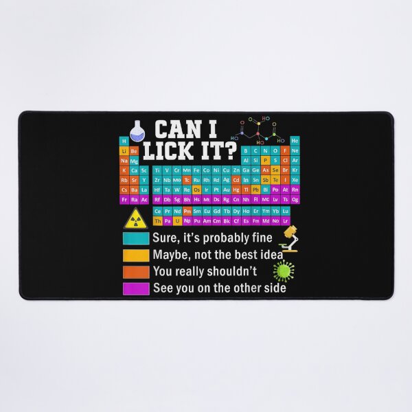 Item preview, Can I Lick It Science Humor Periodic Table Design designed and sold by Capisedo.