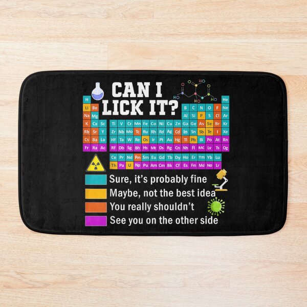 Item preview, Can I Lick It Science Humor Periodic Table Design designed and sold by Capisedo.