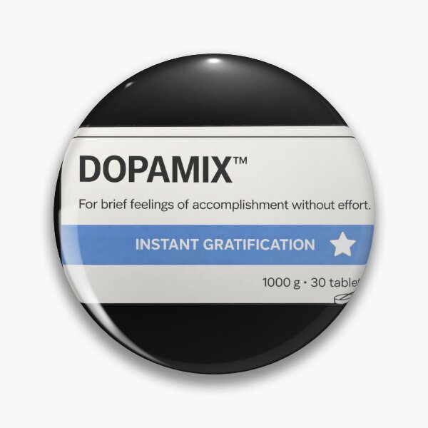 Item preview, Dopamix™ Parody Medicine Shirt – Fake Pharmaceutical Design for Instant Gratification Humor designed and sold by pharmafeels.