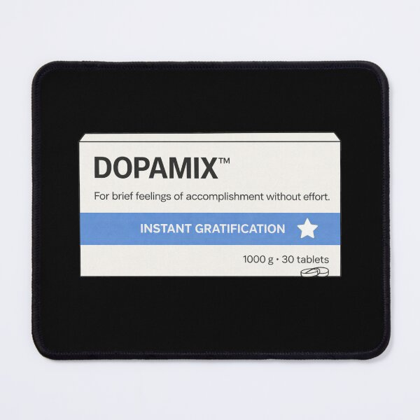 Item preview, Dopamix™ Parody Medicine Shirt – Fake Pharmaceutical Design for Instant Gratification Humor designed and sold by pharmafeels.