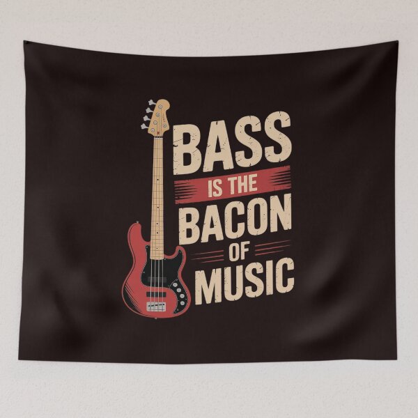 Item preview, Bass Is The Bacon Of Music - Bassist Musician Bass Guitar designed and sold by hettingerchaim.