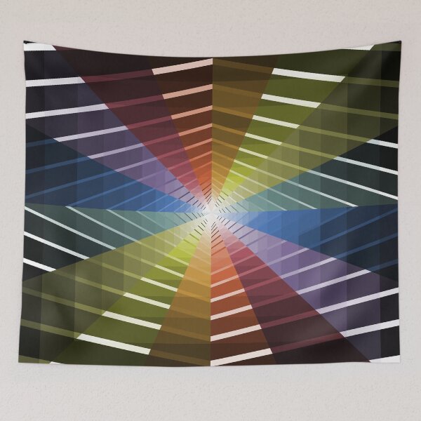 Item preview, Geometric Layout In Multi Color, Geometric Abstraction, Abstract Art designed and sold by DDJust4U.