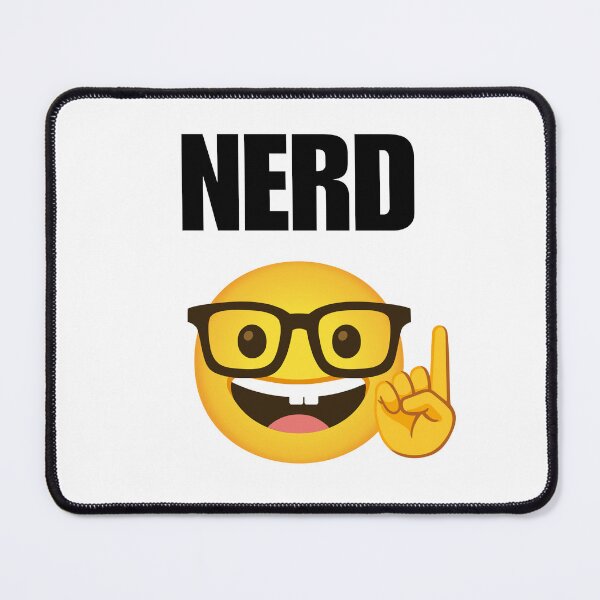 Item preview, Geek Nerd Emoji Illustration designed and sold by Yvettessshop.