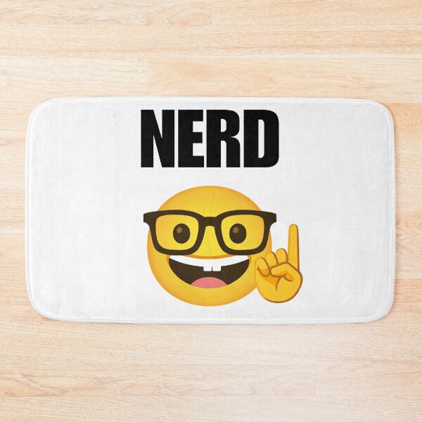Item preview, Geek Nerd Emoji Illustration designed and sold by Yvettessshop.