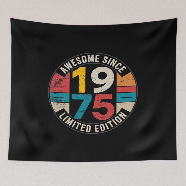 Item preview, Vintage 50 Birthday Decorations Men 50yr 1975 50th Birthday designed and sold by VerseFarm.