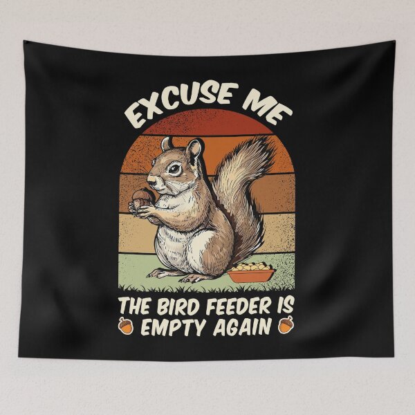 Item preview, Funny Squirrel Bird Feeder T-Shirt designed and sold by LarryMBrown.