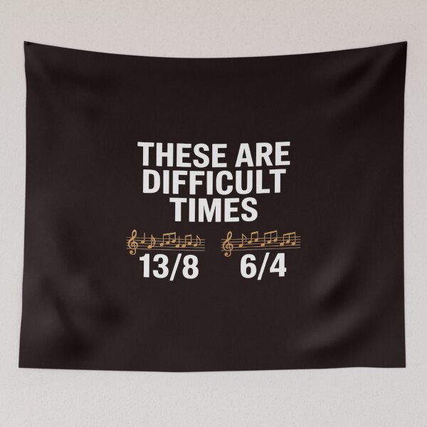 Item preview, These Are Difficult Times Music designed and sold by hettingerchaim.
