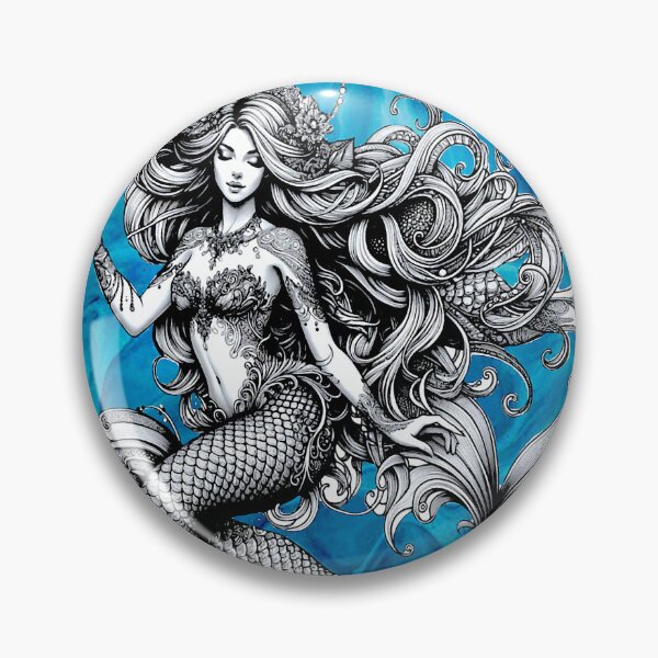 Item preview, Mermaid in Water designed and sold by ViaARTfactory.