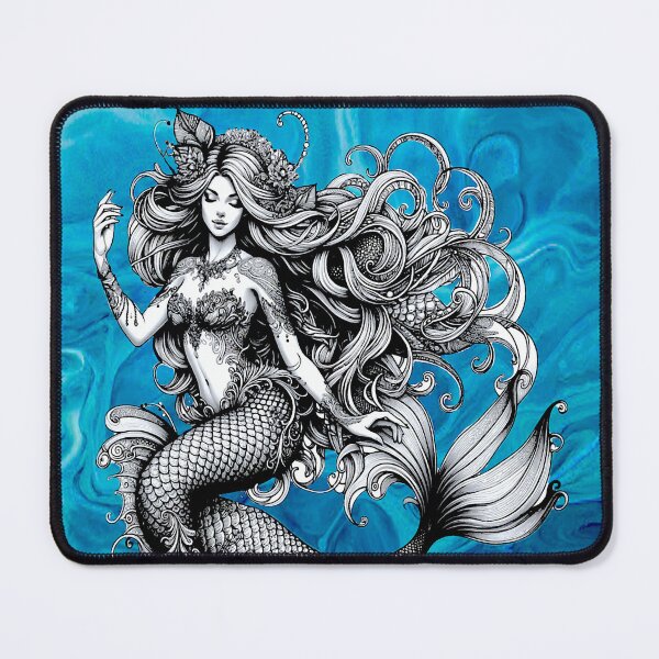 Item preview, Mermaid in Water designed and sold by ViaARTfactory.