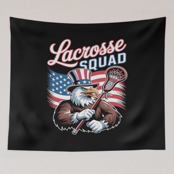 Item preview, Lacrosse Squad 4th Of July US Flag Matching Player Team designed and sold by HORIZBoutique.