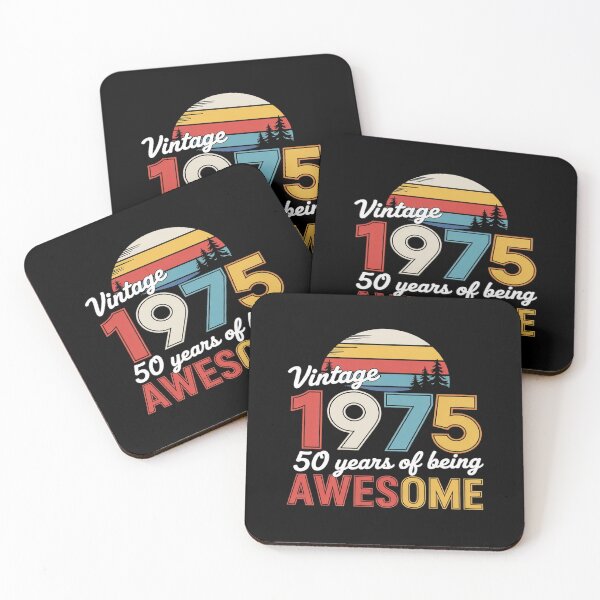 Item preview, Vintage 50 Birthday Decorations Men 50yr 1975 50th Birthday2 designed and sold by VerseFarm.
