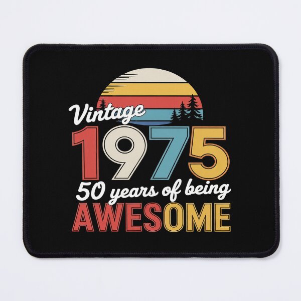 Item preview, Vintage 50 Birthday Decorations Men 50yr 1975 50th Birthday2 designed and sold by VerseFarm.
