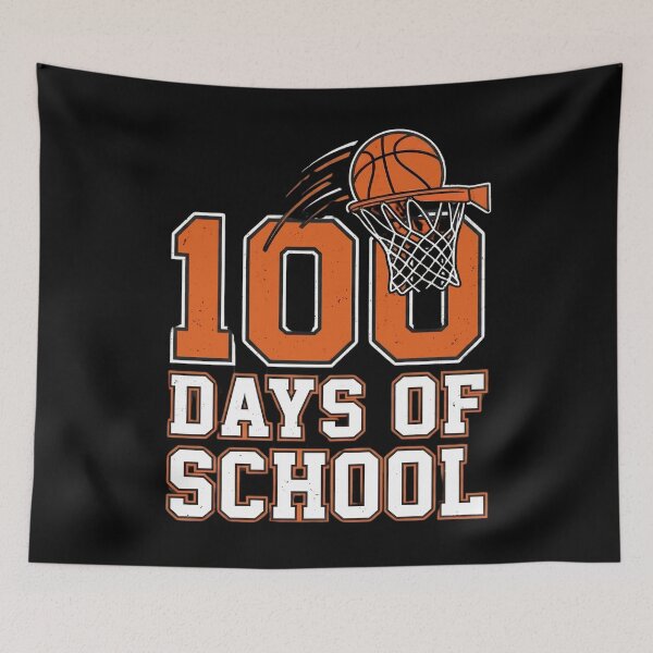 Item preview, 100 Days of School boy Shirt, basketball 100 days Shirt, boy toddler Design, Cute Teacher Shirt, 100th days of school gift designed and sold by THREE LITTLE BEANS.