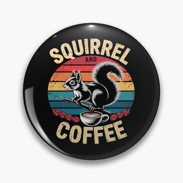 Item preview, Fun Vintage Pet Theme Lover I like Squirrel And Coffee  designed and sold by RsFilsingerArt.