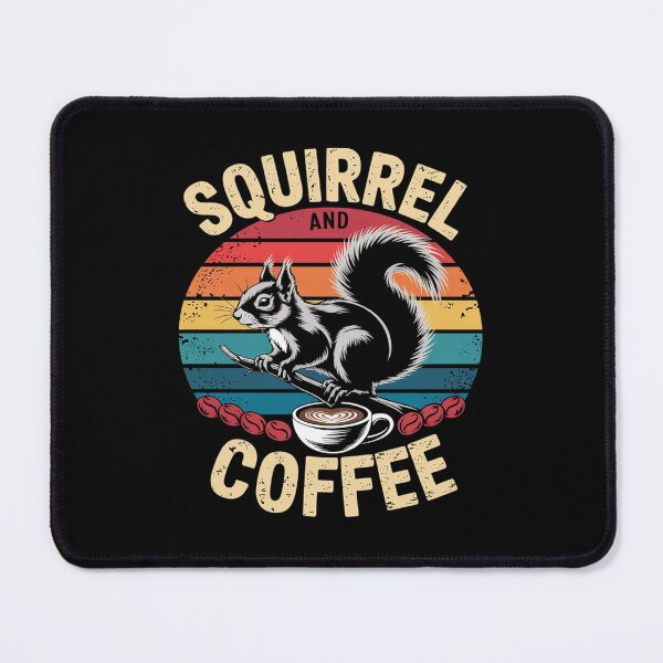 Item preview, Fun Vintage Pet Theme Lover I like Squirrel And Coffee designed and sold by RsFilsingerArt.