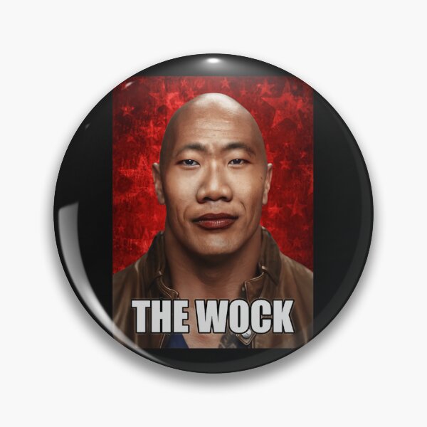Item preview, The Wock Meme Dwayne The Wok Johnson John Xina Chinese Social Credit Bing Chilling designed and sold by AndrePendle6.