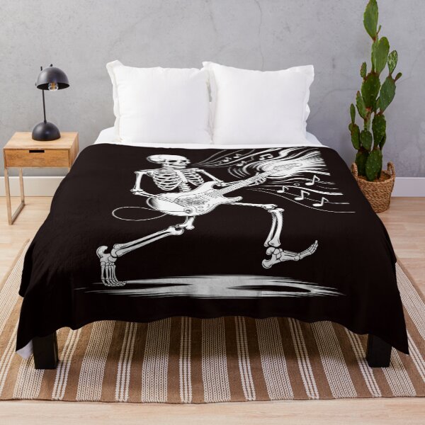 Item preview, Skeleton Playing Guitar Music Gifts For Men Women Rock Band designed and sold by hettingerchaim.