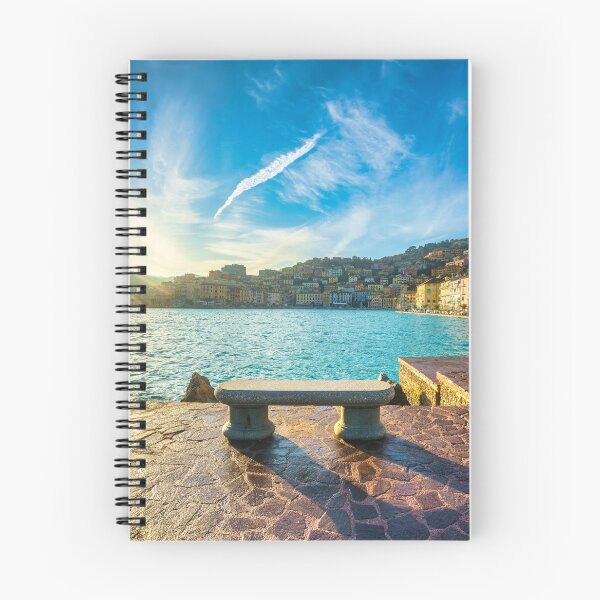 Item preview, Bench on the seafront in Porto Santo Stefano, Argentario, Tuscany, Italy. designed and sold by Stefano Orazzini.