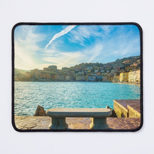 Item preview, Bench on the seafront in Porto Santo Stefano, Argentario, Tuscany, Italy. designed and sold by Stefano Orazzini.
