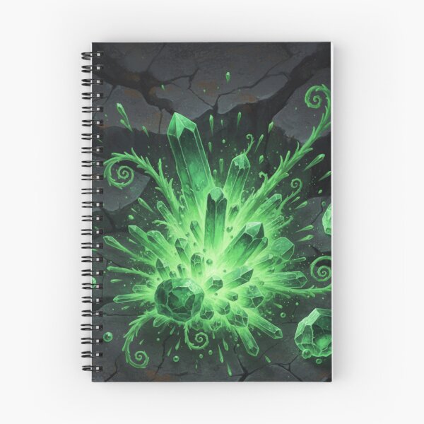 Item preview, Earthbending Emerald Green Black Stone Art designed and sold by RedOrBlueIts4U.