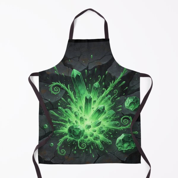 Item preview, Earthbending Emerald Green Black Stone Art designed and sold by RedOrBlueIts4U.
