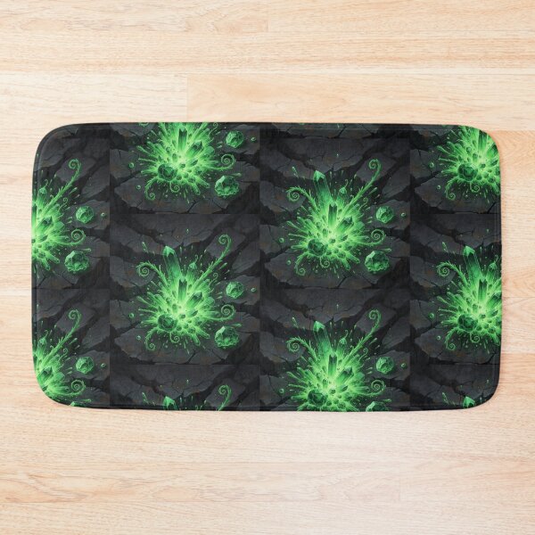 Item preview, Earthbending Emerald Green Black Stone Art designed and sold by RedOrBlueIts4U.