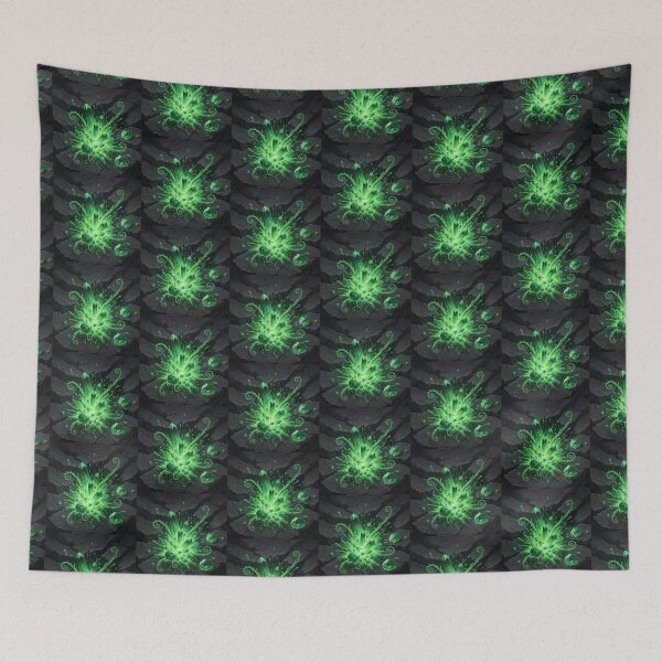 Item preview, Earthbending Emerald Green Black Stone Art designed and sold by RedOrBlueIts4U.