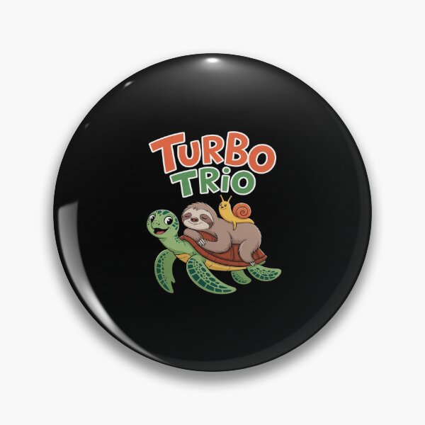 Item preview, Land Turtle TURBO TRIO Funny Turtles designed and sold by HORIZBoutique.