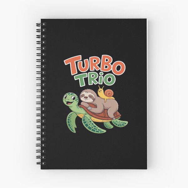 Item preview, Land Turtle TURBO TRIO Funny Turtles designed and sold by HORIZBoutique.