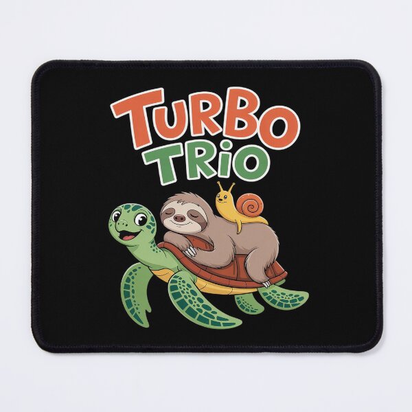 Item preview, Land Turtle TURBO TRIO Funny Turtles designed and sold by HORIZBoutique.