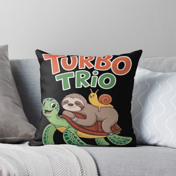 Item preview, Land Turtle TURBO TRIO Funny Turtles designed and sold by HORIZBoutique.