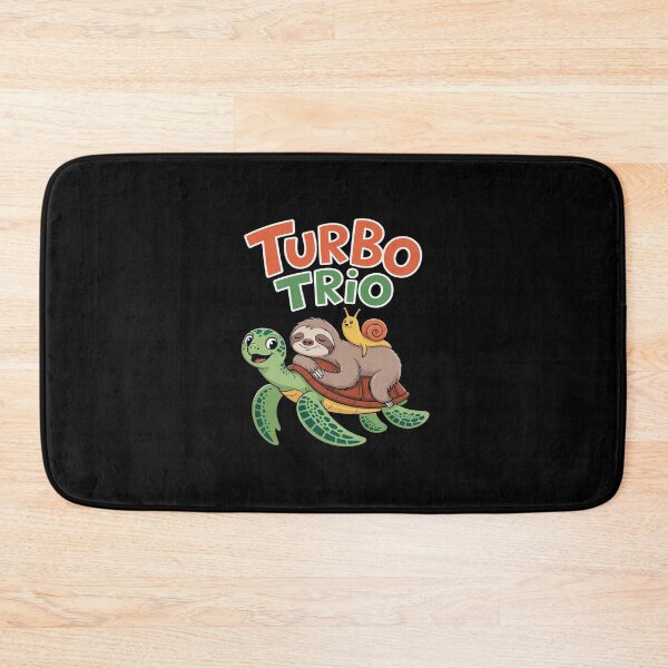 Item preview, Land Turtle TURBO TRIO Funny Turtles designed and sold by HORIZBoutique.