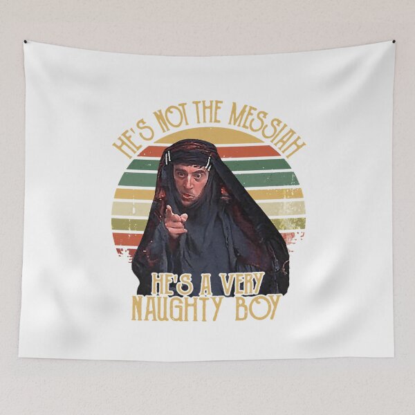 Item preview,  He_S Not The Messiah He_S A Very Naughty Boy Vintage designed and sold by aivitafajanm.