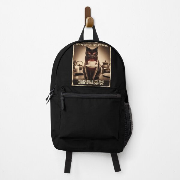 Item preview, Funny Black Cat lover Coffee Meme Sarcastic Humor designed and sold by RsFilsingerArt.