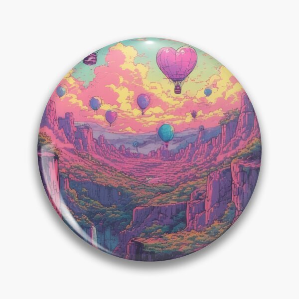 Item preview, Romantic hot air balloon ride over a colorful gorge designed and sold by Mianku | Für das Leben.