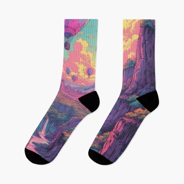 Item preview, Romantic hot air balloon ride over a colorful gorge designed and sold by Mianku | Für das Leben.