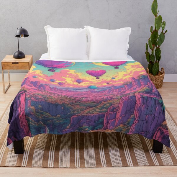 Item preview, Romantic hot air balloon ride over a colorful gorge designed and sold by Mianku | Für das Leben.