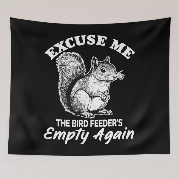 Item preview, Sarcastic Squirrel Bird Feeder Shirt designed and sold by LarryMBrown.