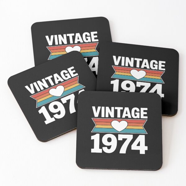 Item preview, Vintage 51th Birthday Decorations Vintage 1974 51 Years Old designed and sold by VerseFarm.