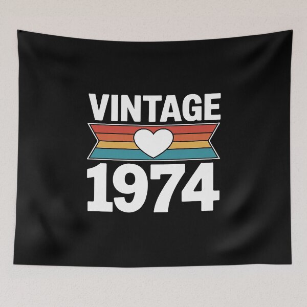 Item preview, Vintage 51th Birthday Decorations Vintage 1974 51 Years Old designed and sold by VerseFarm.